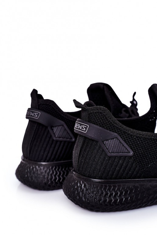 Tiene quesculino Estilo deportivo zapatos Slip-On de color negro Ryan