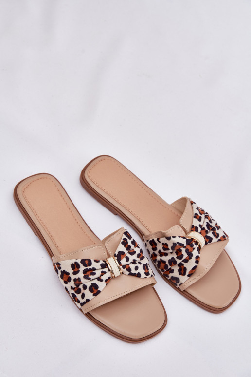 zapatillas de mujer con tacones anchos con cintas beige Avenza