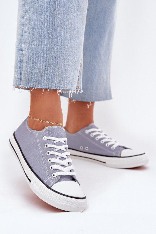 Femenino modelo clásico zapatos casuales color azul Omertá