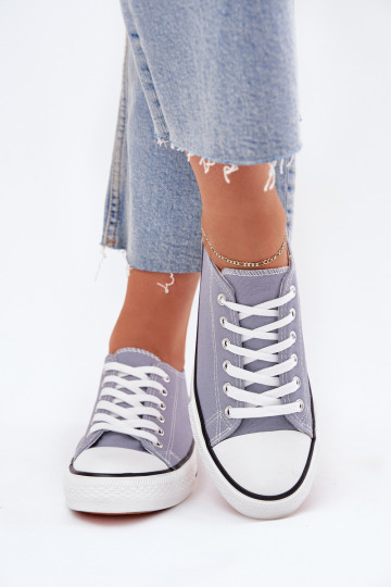 Femenino modelo clásico zapatos casuales color azul Omertá 2