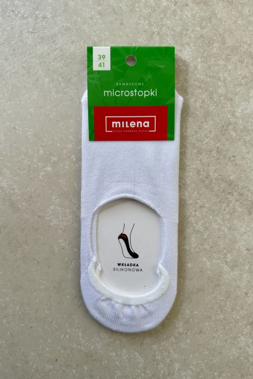 calcetines de mujer Micropies de página BambusoAe el color blanco