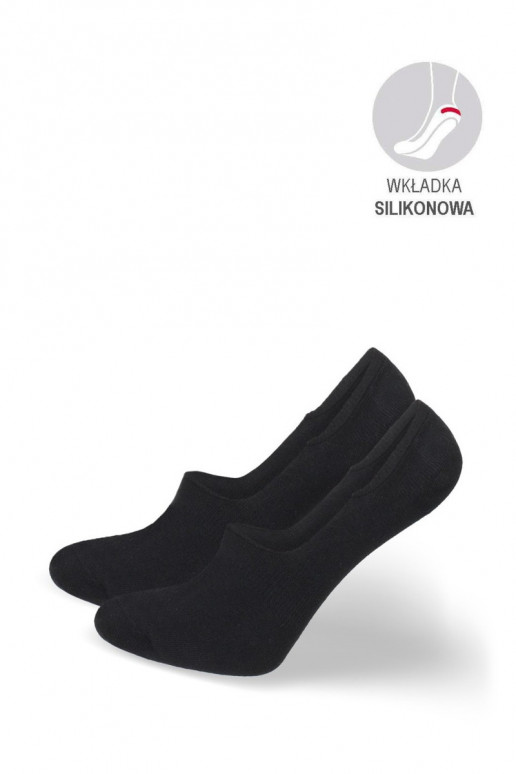calcetines de mujer Micropies de página BambusoAe de color negro