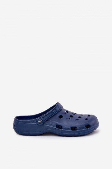 Chanclas ligeras para hombre LEMIGO 807 color azul marino 2