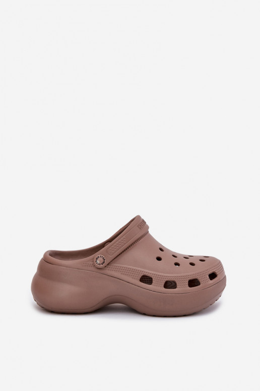 Zapatillas ligeras zapatillas de mujer con suelas masivas de moda Big Star RR274A121 beige