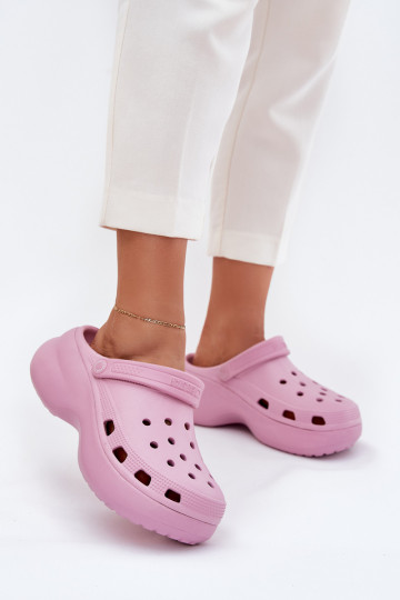 Zapatillas ligeras zapatillas de mujer con suelas masivas de moda Big Star RR274A120 color rosa