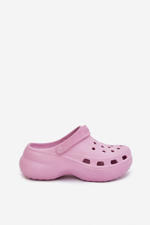 Zapatillas ligeras zapatillas de mujer con suelas masivas de moda Big Star RR274A120 color rosa