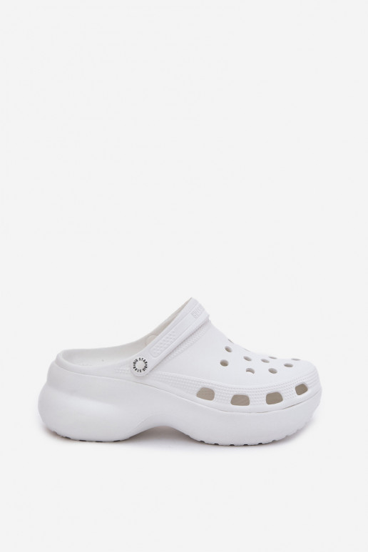 Zapatillas ligeras zapatillas de mujer con suelas masivas de moda Big Star RR274A119 el color blanco