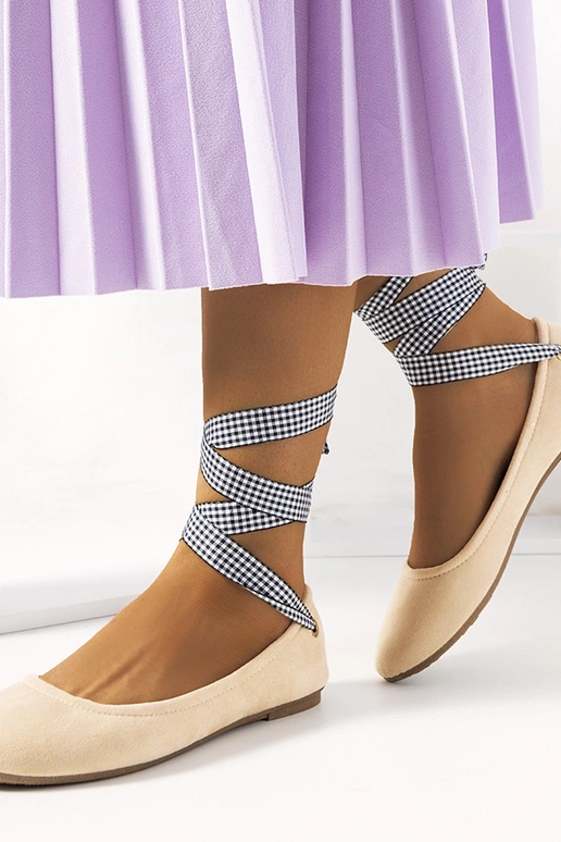 Zapatos rosas con lazo, "Acro"