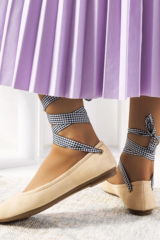 Zapatos rosas con lazo, "Acro"