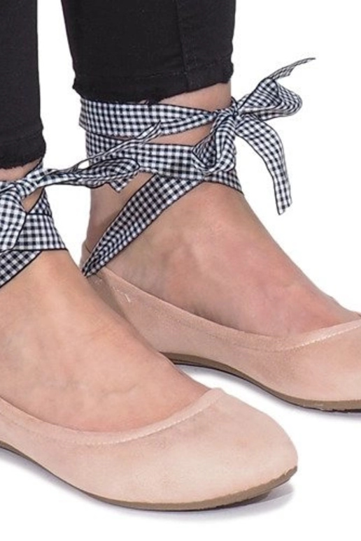 Zapatos negros con perlas, 588C-12A