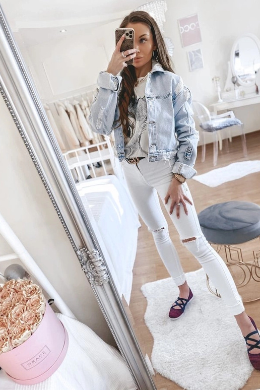 Zapatos rosas de ante con piedras de...