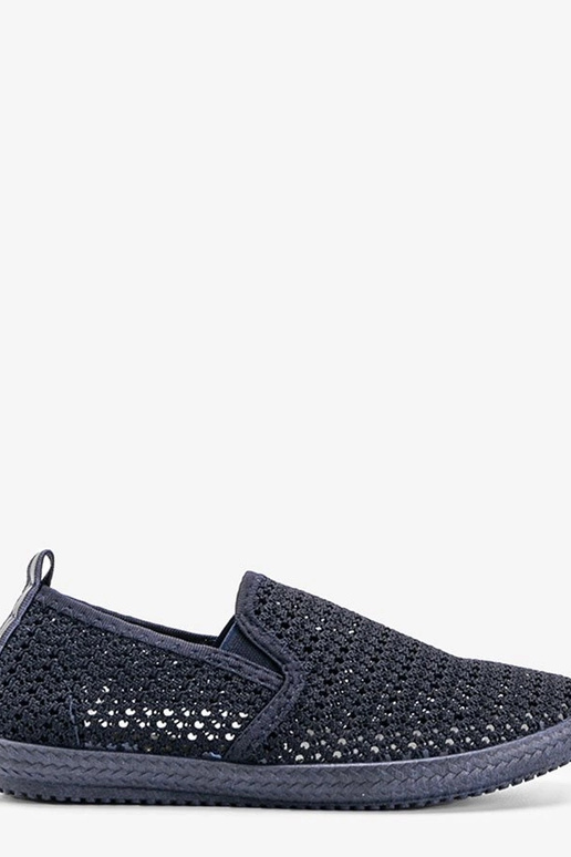 Zapatos calados azul oscuro, "Mallory"