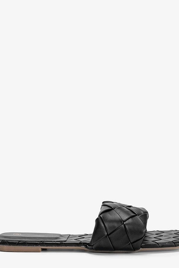 Sandalias negras trenzadas,... 2