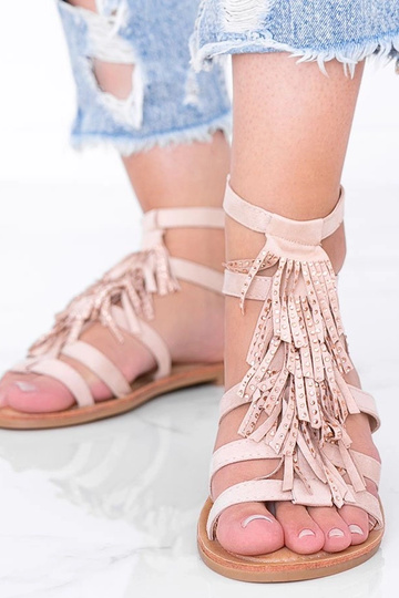 Sandalias color arena con... 2