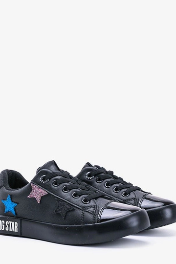 Zapatos deportivos infantiles negros, "Big Star"