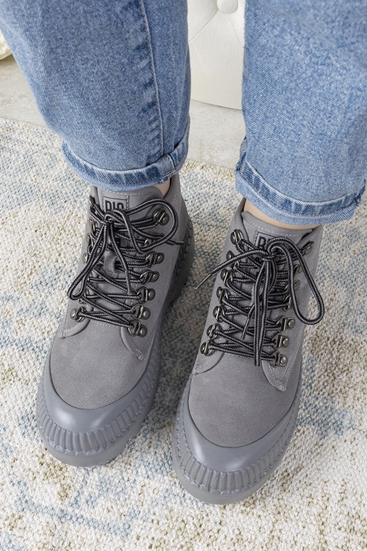 Botines deportivos grises para mujer,...