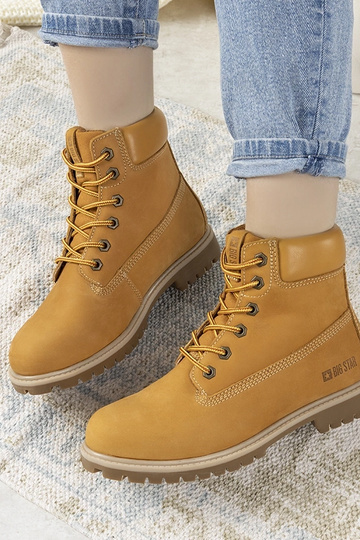 Botas de piel de camello para mujer Big Star Amitee