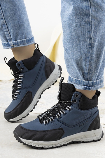 Botas de trekking azul oscuro, "Big Star Ivanna"