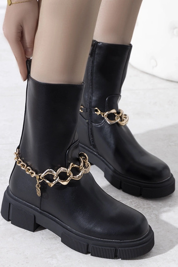 Botines de invierno negros, "Marsha"