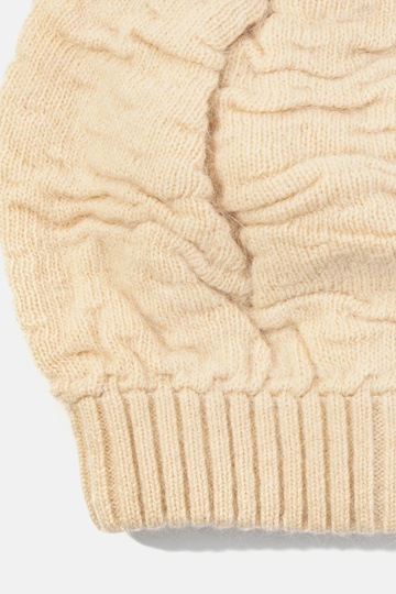 Gorro de mujer beige con... 2