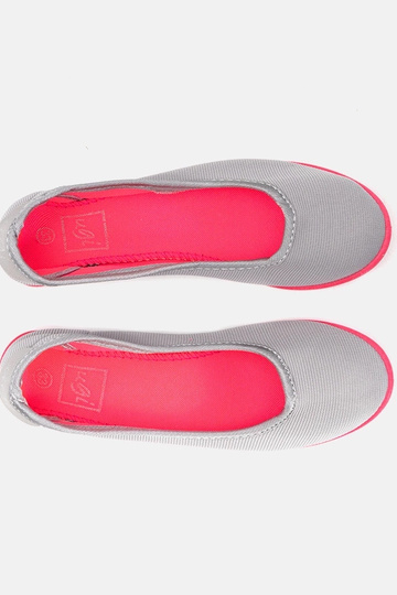 Bailarinas Geneseo para niños en gris y rosa