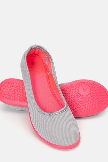 Bailarinas Geneseo para niños en gris y rosa 2