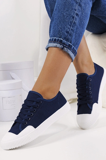 Zapatillas deportivas mujer Rivas azul marino
