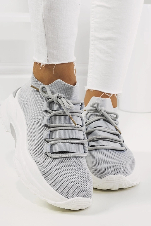 Zapatillas grises de mujer Barraza