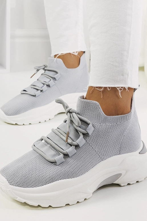 Zapatillas grises de mujer Barraza