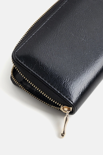 Cartera Starks metálica negra