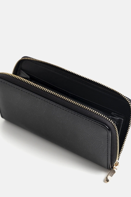 Cartera Starks metálica negra