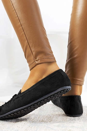 Mocasines negros, "Shannon" 2