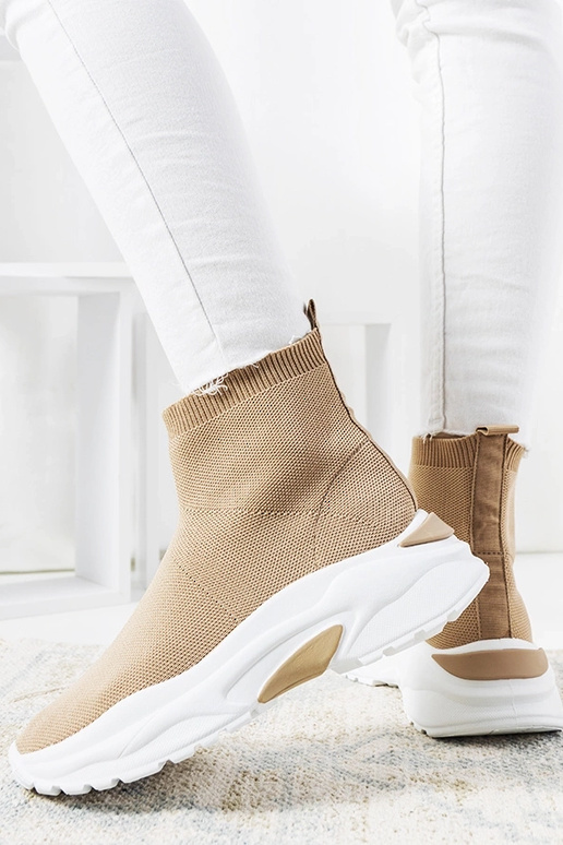 Zapatillas deportivas altas marrones,...