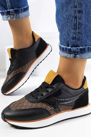 Zapatillas negras de mujer Chiara