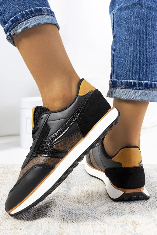 Zapatillas negras de mujer Chiara