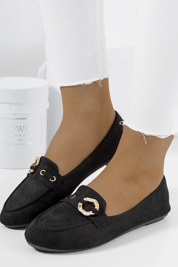 Mocasines de mujer Leila negros