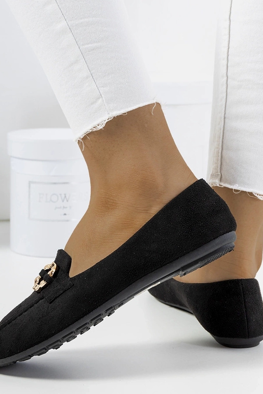 Mocasines de mujer Leila negros