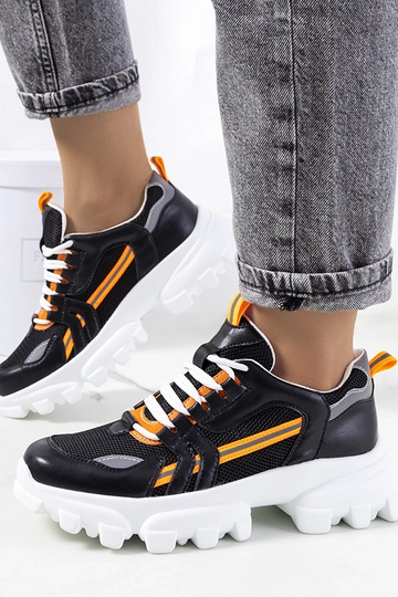 Zapatillas Bernier negras para mujer 2