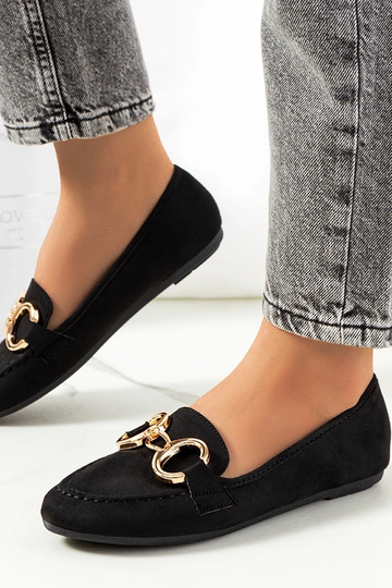 Mocasines negros con hebilla Castor 2