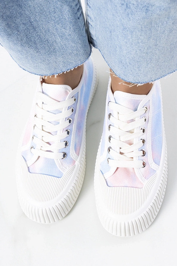 Zapatillas deportivas de mujer Steen en color azul y rosa 2