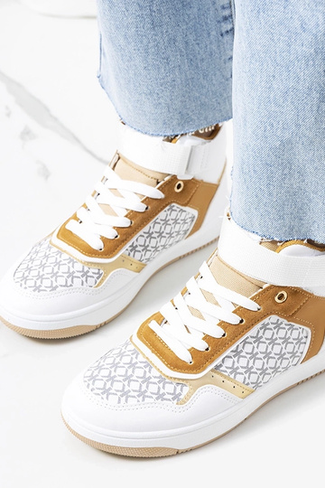 Zapatillas blancas de caña alta Emmers