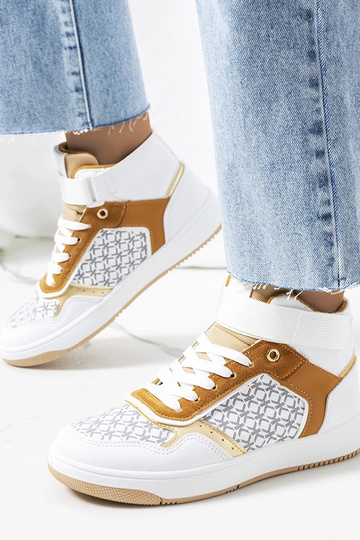 Zapatillas blancas de caña alta Emmers 2