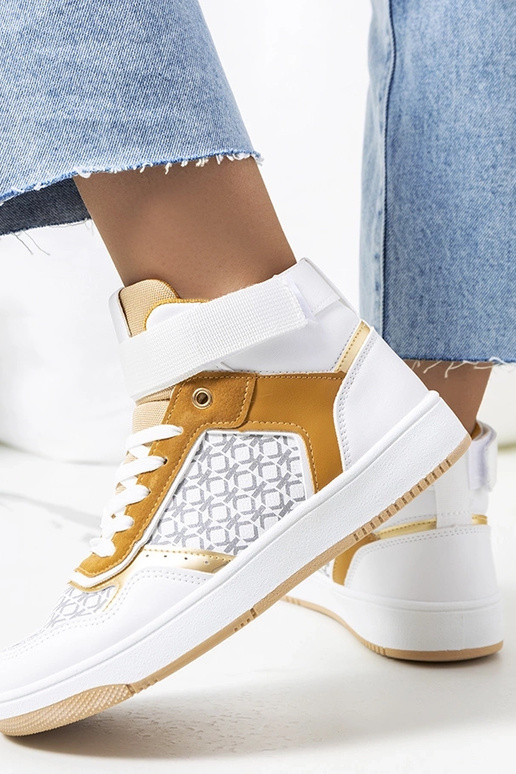 Zapatillas blancas de caña alta Emmers