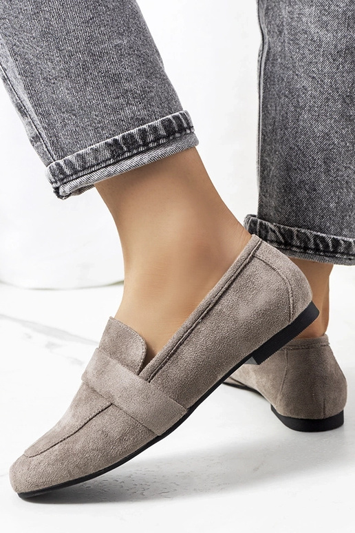 Botas de media caña grises para mujer...