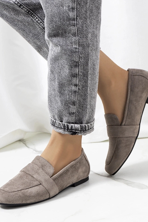 Botas de media caña grises para mujer...