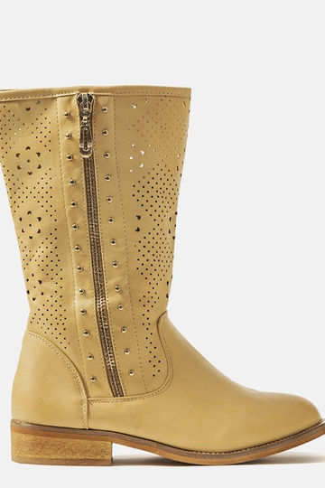 Botines infantiles beige Zaina