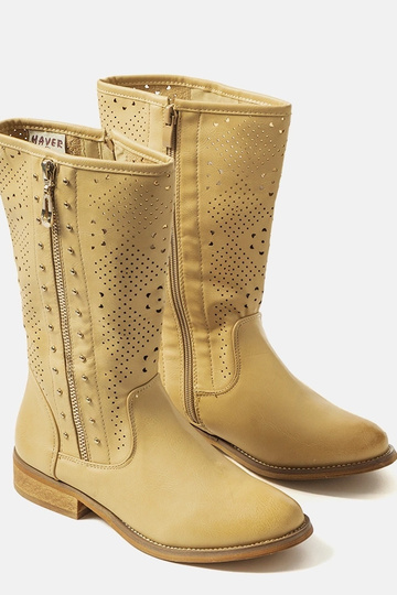 Botines infantiles beige Zaina 2