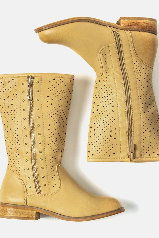 Botines infantiles beige Zaina Botines infantiles beige Zaina