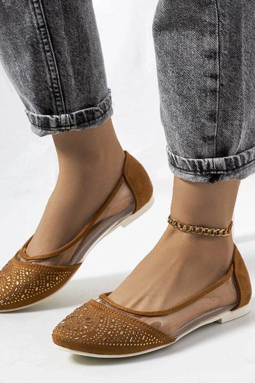 Bailarinas Malene marrones... Bailarinas Malene marrones...