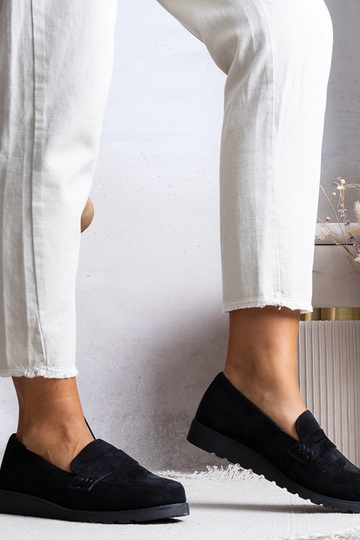 Mocasines Haydon negros